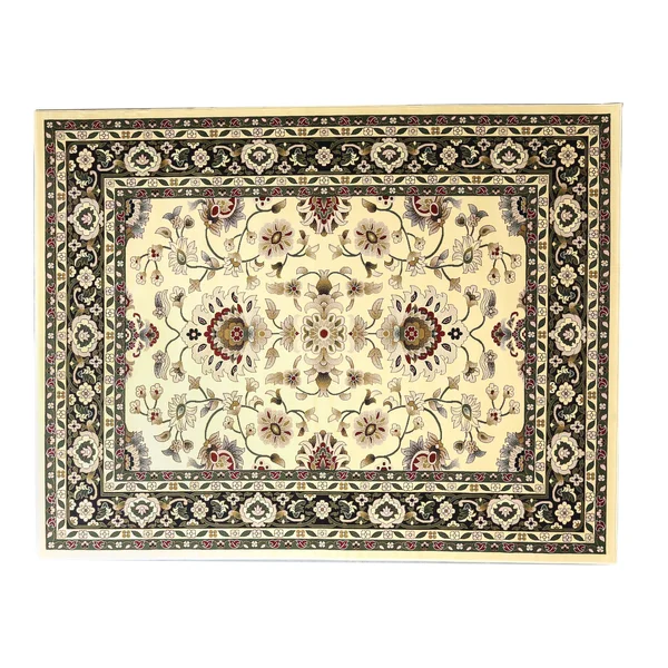 Linon Persian Treasures Isphahan Cream 9& x 12& Rug