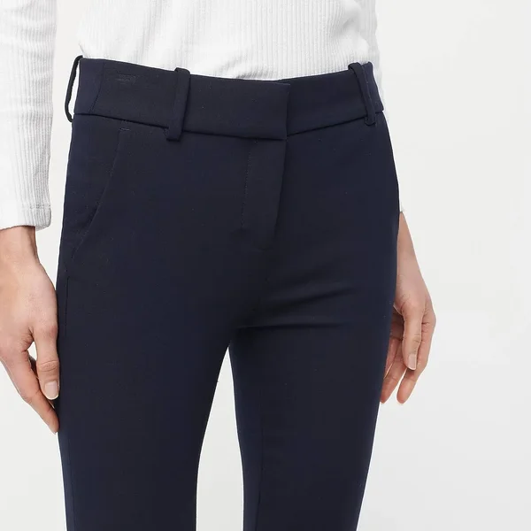 J.Crew Womens Cameron Slim Crop Pant in Bi-Stretch Cotton (Size 10)