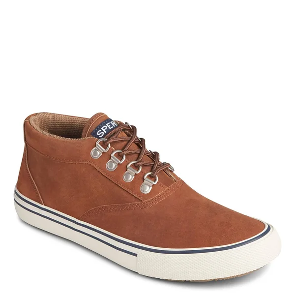 Men's Sperry Striper Storm Waterproof Sneaker 5731416 - 7.5 M - Tan Leather