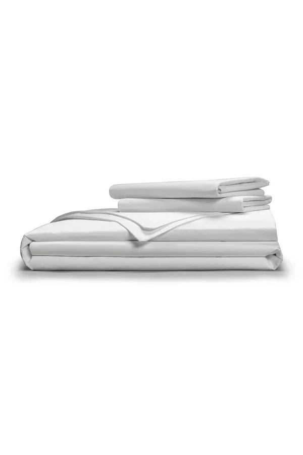 Pillow Guy Luxe Soft & Smooth Tencel Duvet Cover Set (White, King/Cal King)