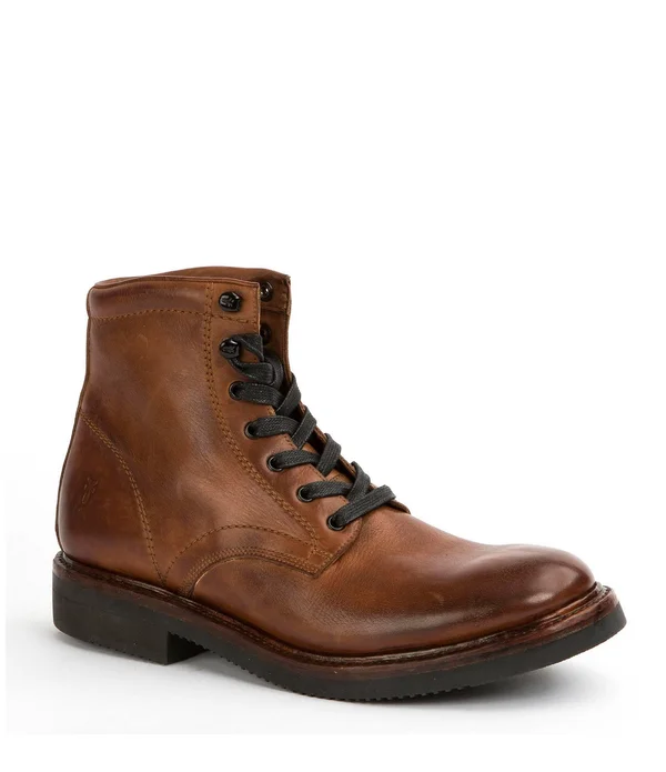 Frye Company Gordon Lace Up 9 Men's Cognac