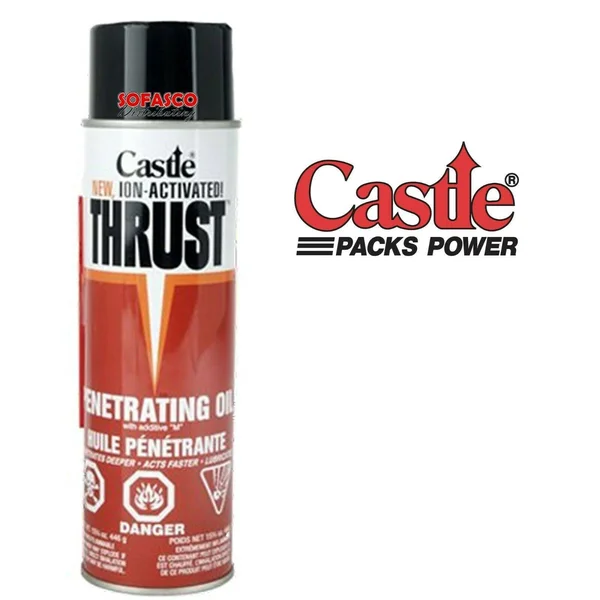 Castle C2005 Thrust Penetrating Oil - 15.75 oz, 12-Pack C2005-12