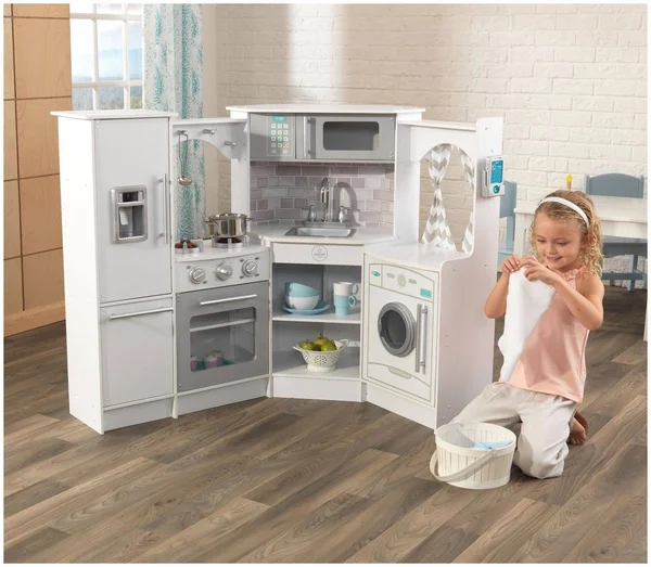 Kidkraft Ultimate Corner Play Kitchen Set White