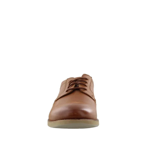 Clarks Men's Raharto Plain Toe Oxford Shoes - Dark Tan, 9 M
