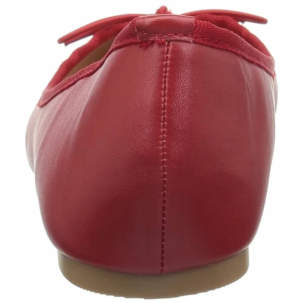 Journee Collection Vika Ballet Flat, Women's, Red, Size 8.5, Flats, Ballet