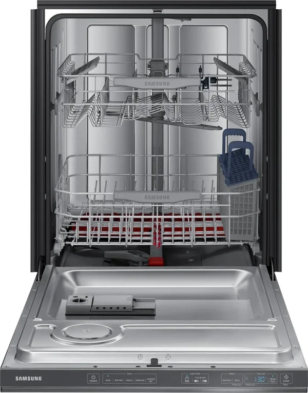 Samsung Black Stainless Dishwasher (DW80J7550UG)