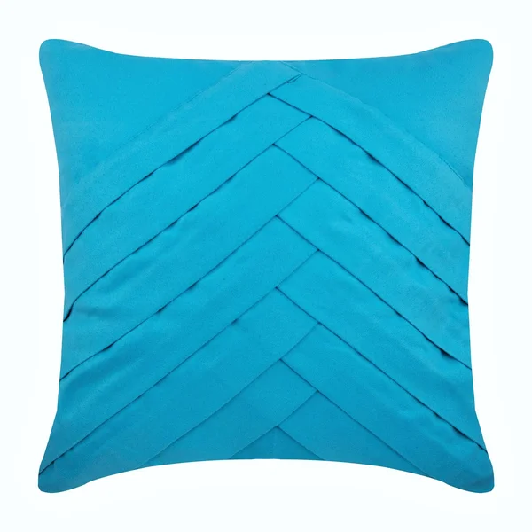 Turquoise Throw Pillow COVER - 20x22x20x22 Suede Decorative Cushion Covers-Turquoise Blue No Limits No Lines, 20 x 20 in
