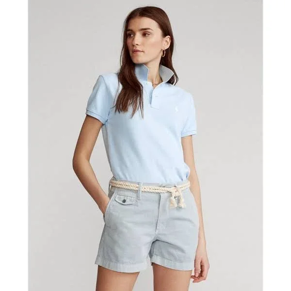 Ralph Lauren Women's Classic Fit Mesh Polo Shirt - Size S in Elite Blue