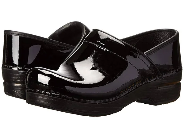 Dansko Women's Professional Wide Black Patent 40