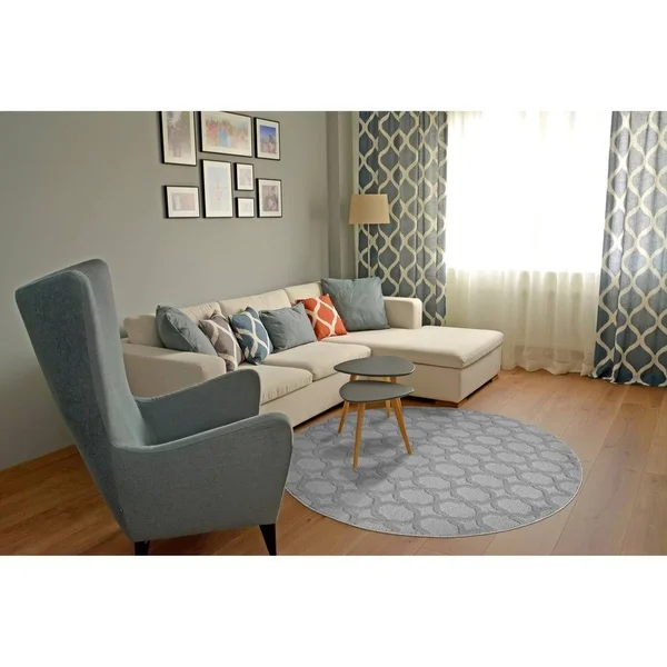 Garland Rug Sparta 12 ft. x 12 ft. Area Rug Navy, Blue