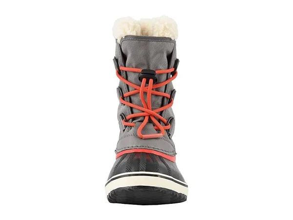 Sorel Kids& Yoot Pac Nylon Boot - Quarry, Sail Red