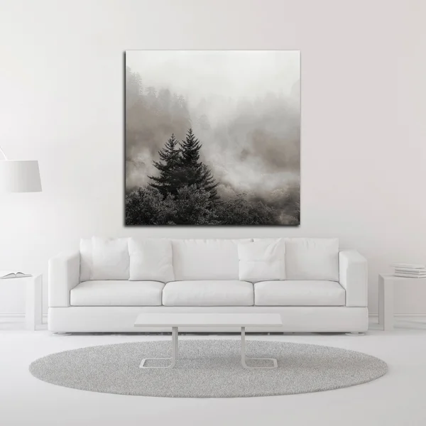 Tangletown Fine Art Rising Mist - Smoky Mountains by Nicholas Bell, Print on Canvas, Ready to Hang