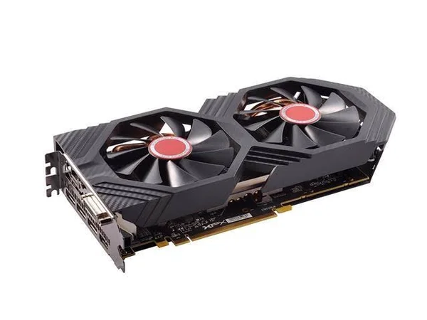 XFX GTS XXX Edition RX 580 8GB OC+ 1386Mhz DDR5 3xDP HDMI DVI Graphic Cards RX-580P8DFD6 and Riser for for ETH Etheruem ZEC Zcas