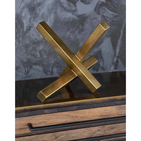 Regina Andrew Intersecting Sculpture (Brass)