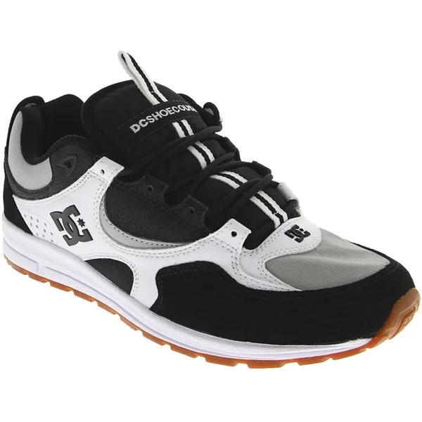 DC Shoes Kalis Lite Skate Shoes - Black/Grey/White 13