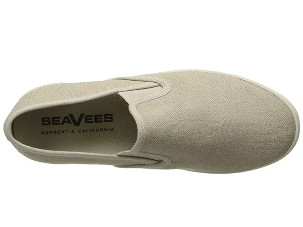 SeaVees Women's Baja Slip-On Standard Sneaker Natural