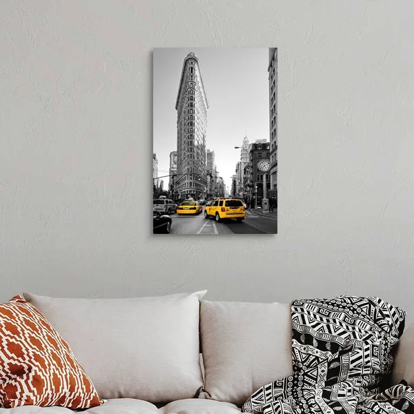 The Flatiron Building - New York, Canvas Wall Art, 20x30, Great Big Canvas