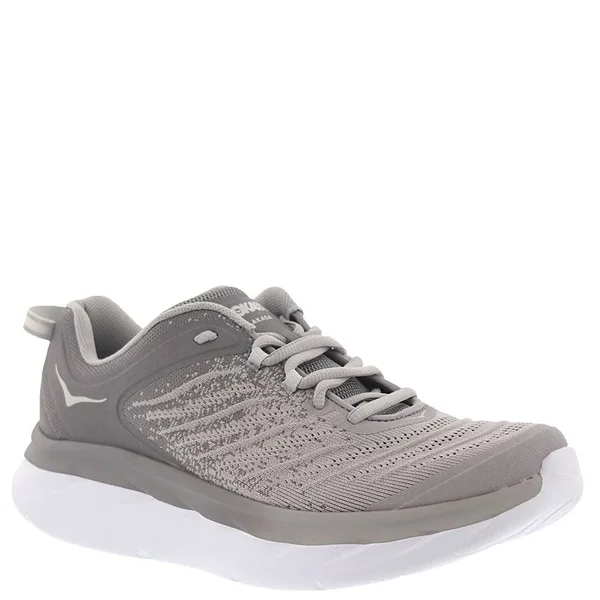 Hoka One One Men's Akasa Shoe - 9 - Frost Grey, Silver Sconce