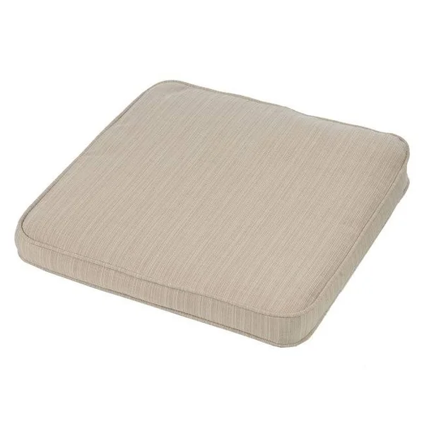 Humble and Haute Sunbrella Indoor/Outdoor Chair CUSHION - Corded - 20 in W x 20 in H, Size: 20 x 20, Black