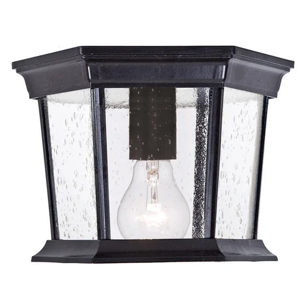 Acclaim Lighting Dover Outdoor Ceiling Mount Light Fixture - Matte Black