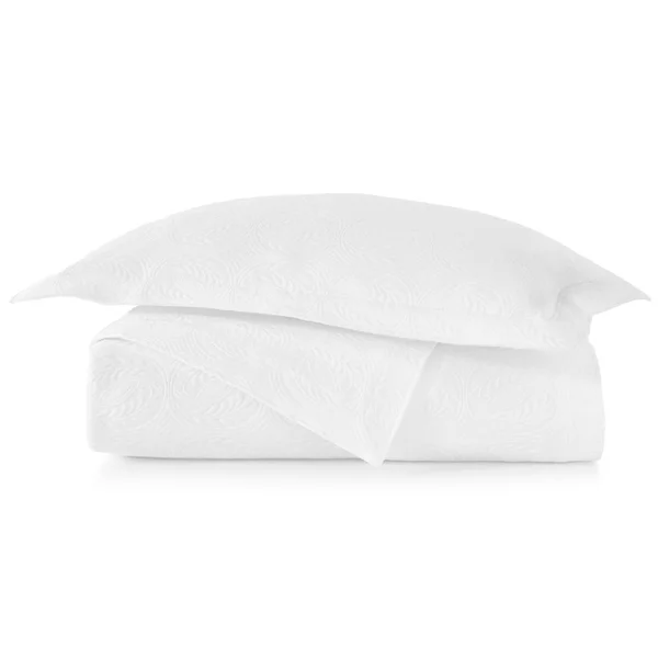 Peacock Alley Vienna Euro Sham, White