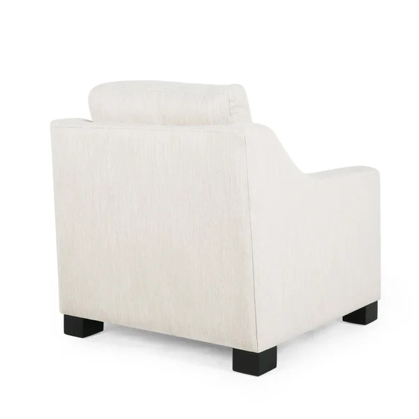 Quran Contemporary Fabric Club Chair Beige