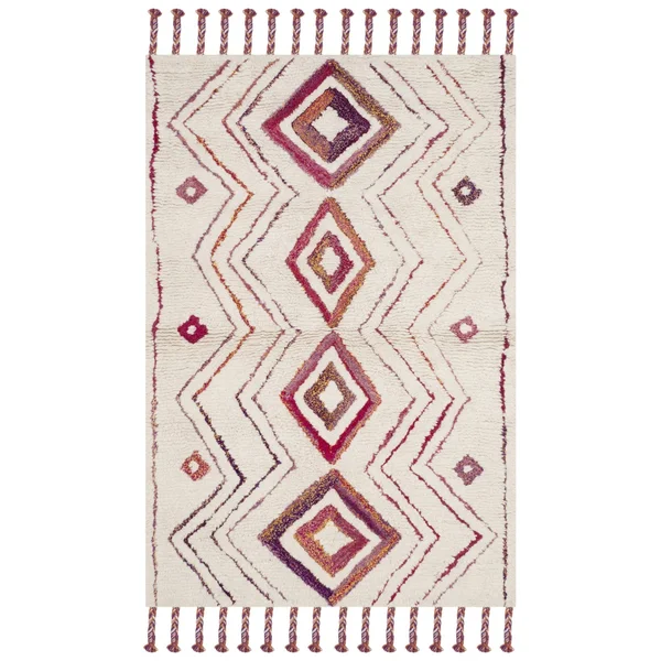 Safavieh Casablanca CSB214A Ivory, Multi Rug 2&3x22 x 8& Runner