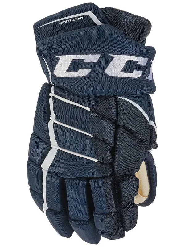 CCM JetSpeed FT390 Hockey Gloves - Senior - Navy/White - 13.0x22