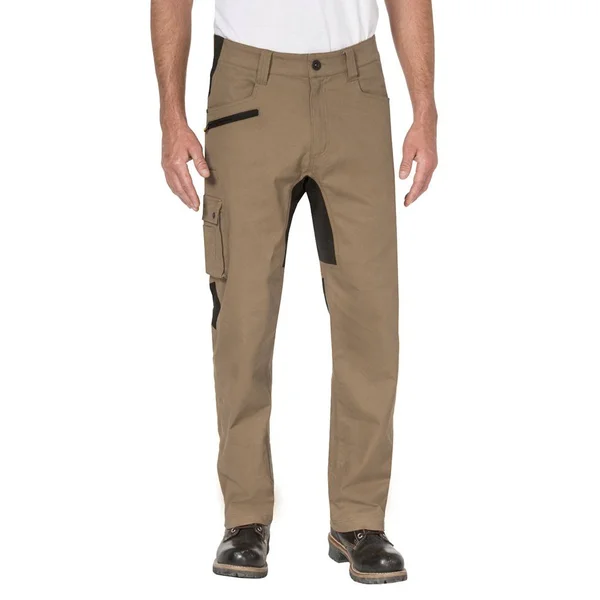 Mens Caterpillar Operator Flex Pant - Dark Sand, Size