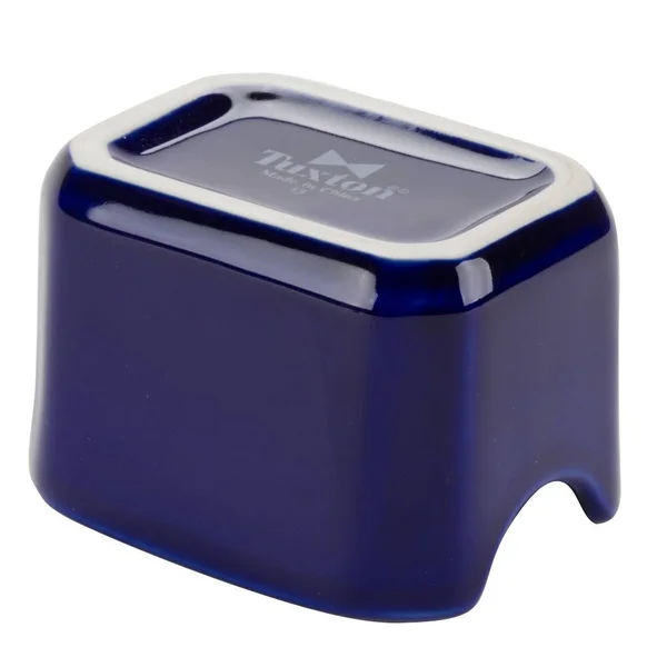 Tuxton China BCQ-034 3.5 in. Sugar Packet Holder - Cobalt - 1 Dozen