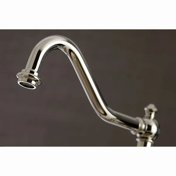 Kingston Brass KS3277ALBS Kitchen Faucet with Side Sprayer Satin Brass