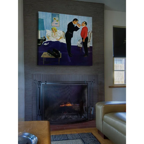 Marmont Hill House Call George Hughes Painting Print on Canvas 40 x 40