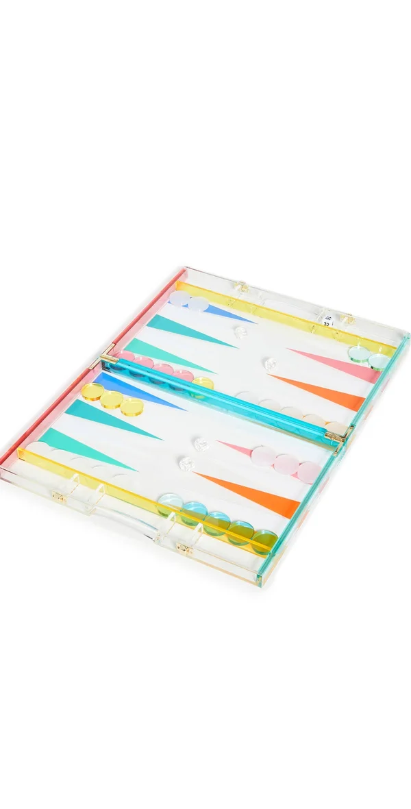 Sunnylife Lucite Backgammon