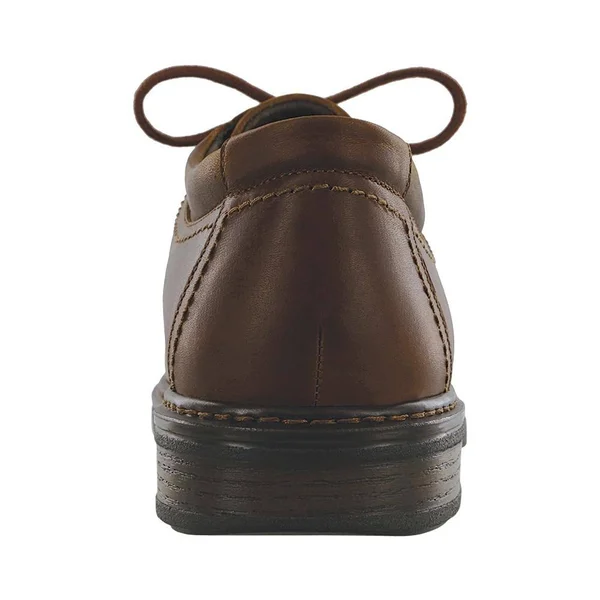Men's SAS Aden Plain Toe Oxford Brown Leather 9 W