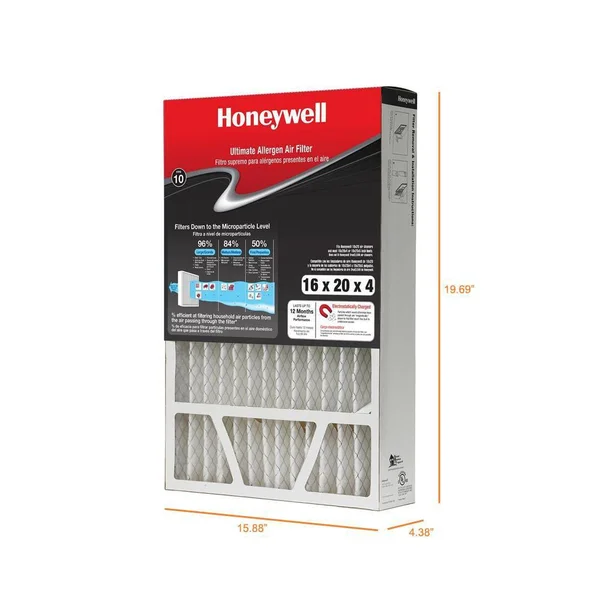 Honeywell 16 in. x 20 in. x 4 in. FPR 10 Air Cleaner Filter, 554