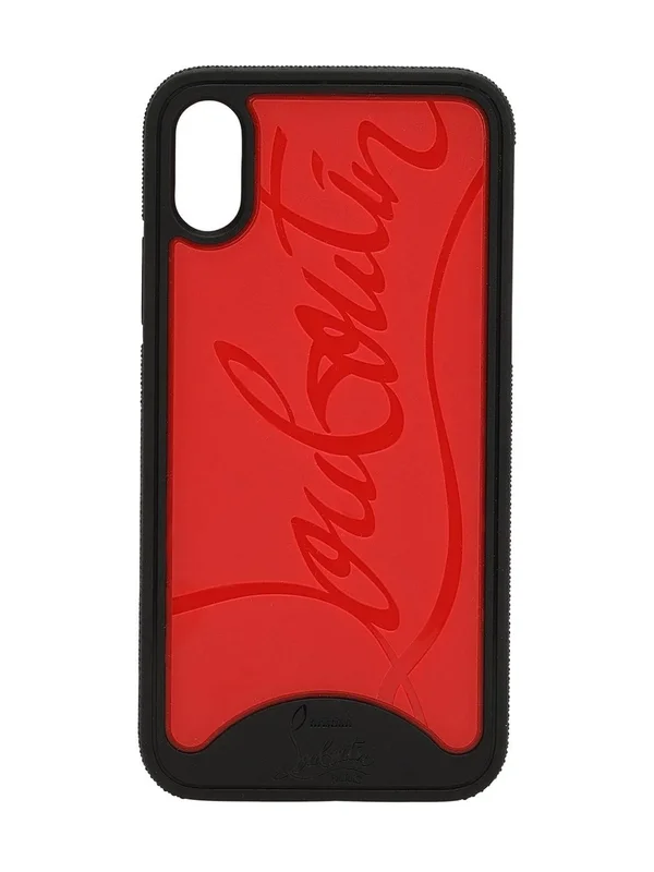 Christian Louboutin Loubiphone Sneaker iPhone X/XS Case-Black/Red