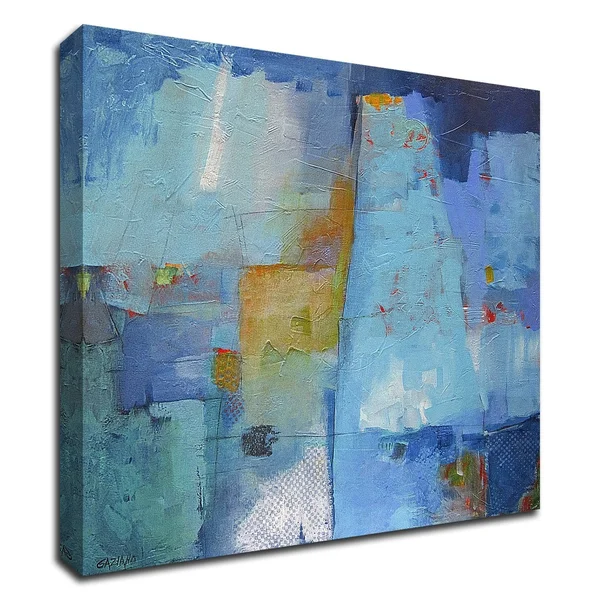 24x22 x 24x22 Juxtaposition by Dorothy Gaziano Print on Canvas