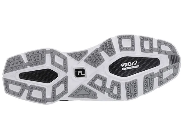 FootJoy Men's Pro|SL Carbon Spikeless Golf Shoes Size 9, White
