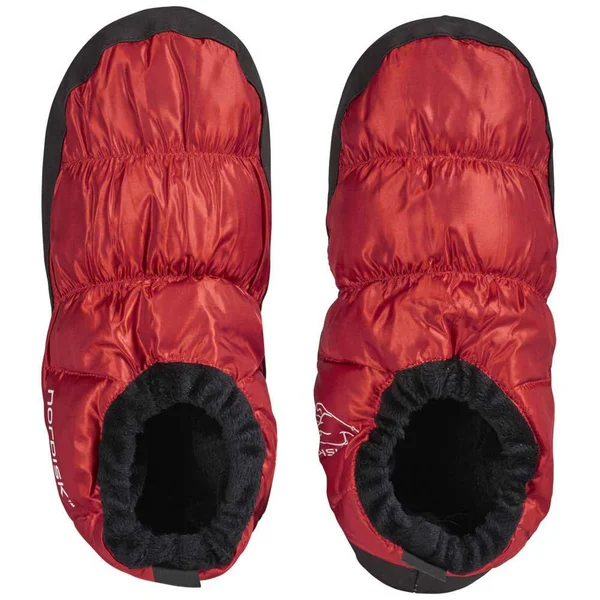 Nordisk Mos Down Slippers - Ribbon Red