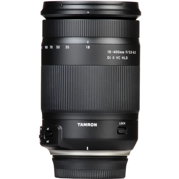 Tamron 18-400mm f/3.5-6.3 di II VC HLD Lens Nikon F (International Model) + 72mm UV Filter + Lens Cap Keeper + Microfiber Cloth