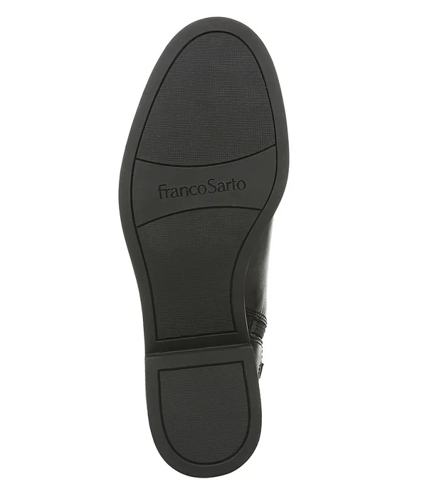 Franco Sarto Brindle Black Leather - Women's, Size: 7.5