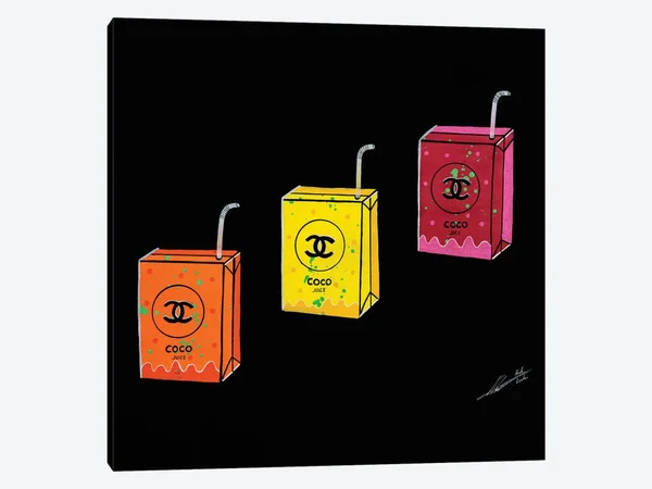 Noah Laatar Canvas Wall Decor Art Prints - Coco Juice ( Fashion > Fashion Brands > Chanel art)
