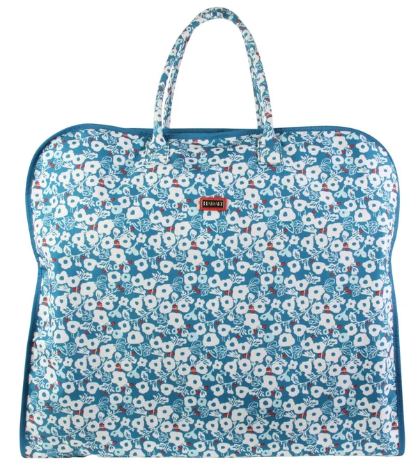 Hadaki Garment Bag - Berry Blossom Teal