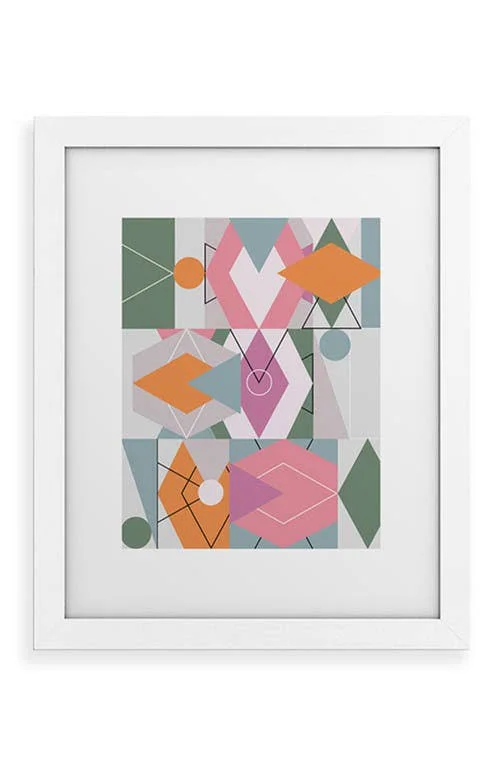 Deny Designs Graphic Framed Wall Art - Size One Size - Pink