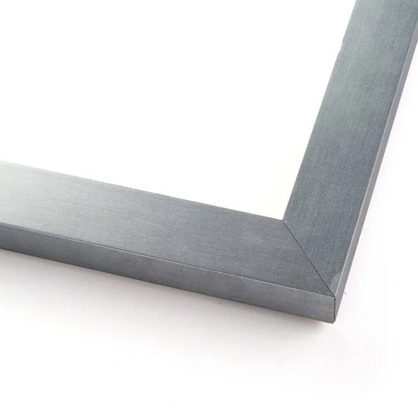 CustomPictureFrames 53x13 Silver Stainless Steel Wood Picture Frame - with Acrylic Front and Foam Board Backing