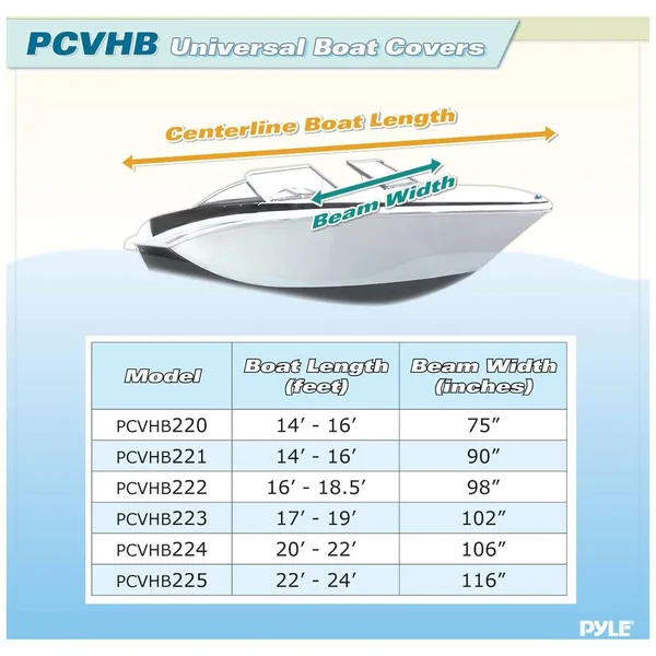 Armor Shield Trailer Guard Boat Cover 16&-18.5&l Beam Width to 98&& Fishing - Ski