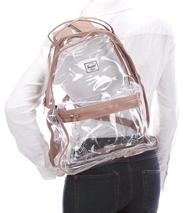 Herschel Supply Co. Nova Clear Mid Volume Backpack Ash Rose/ Clear