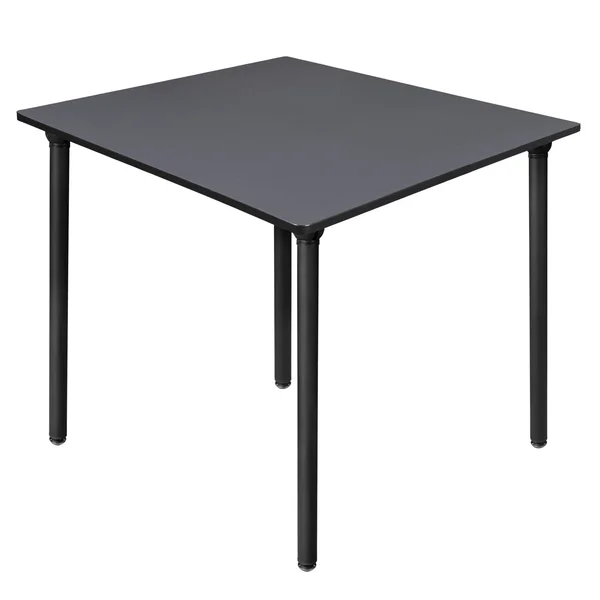 Regency Kee 48x22 Square Folding Breakroom Table- Grey/ Black