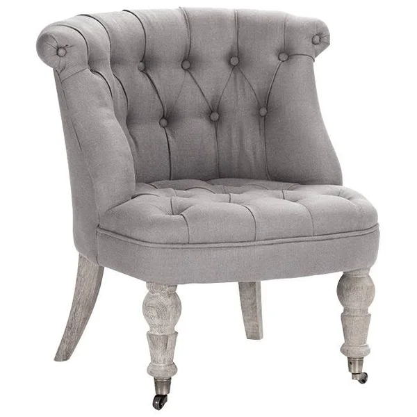 Zentique Amelie Slipper Chair; Grey