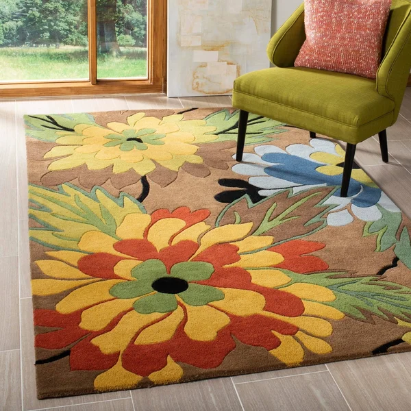 Safavieh Soho SOH761A 3&6x22 x 5&6x22 Brown, Multi Rug